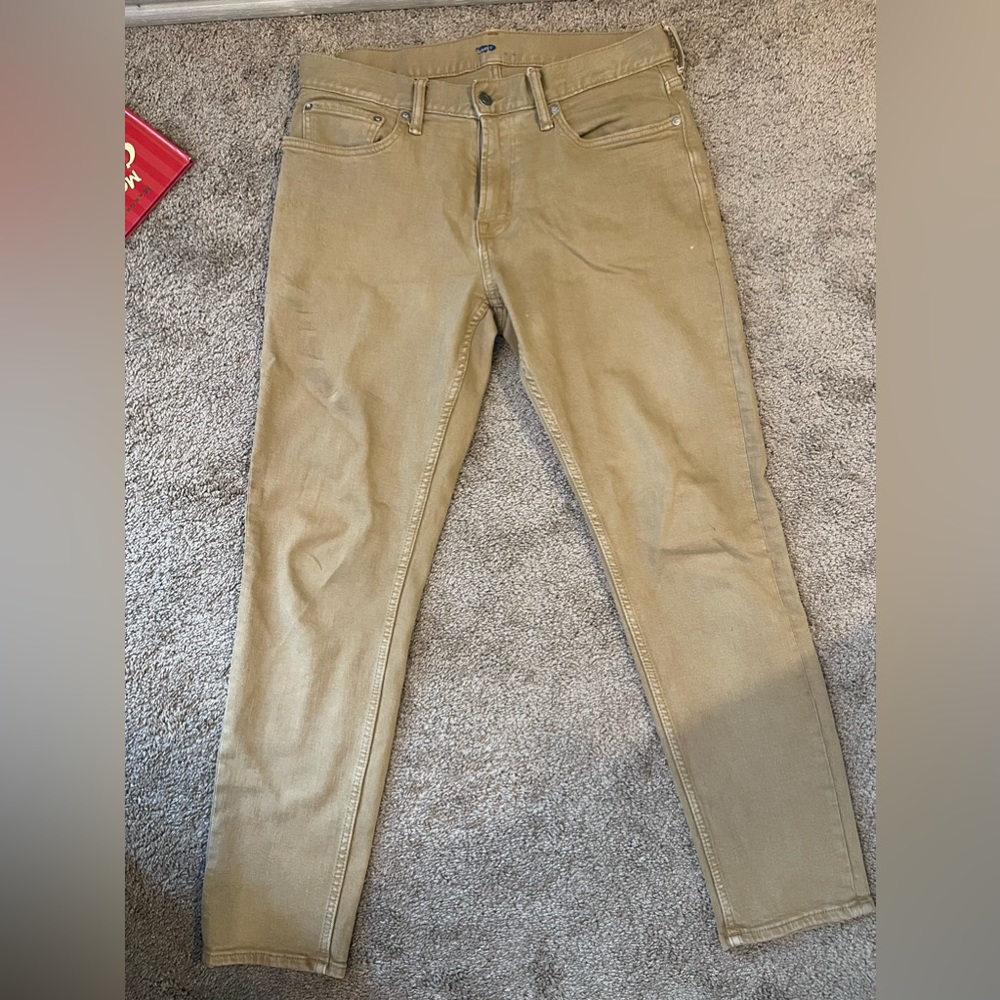 Men’s Khaki slim fit pants